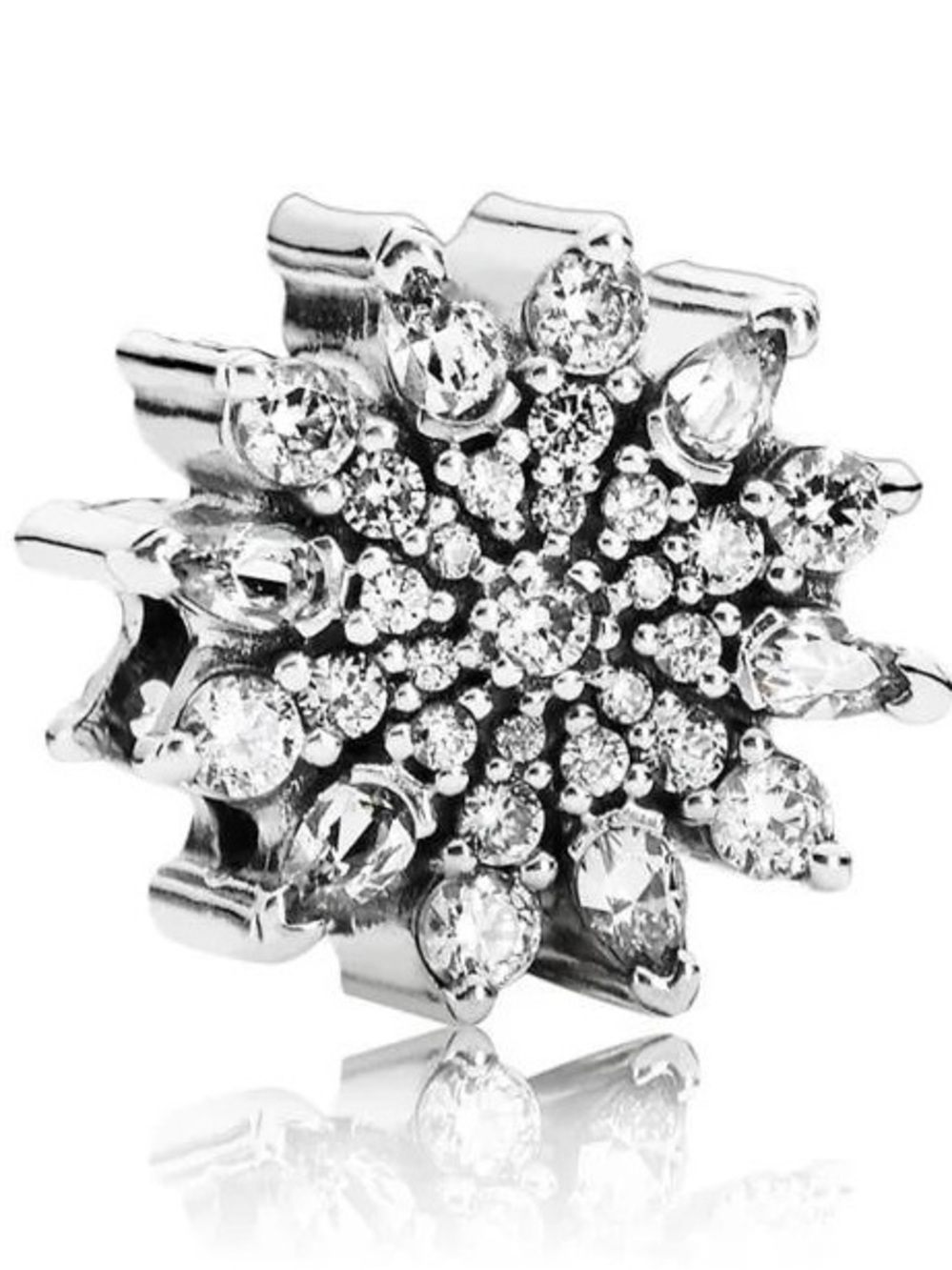Icy Snowflake Charm